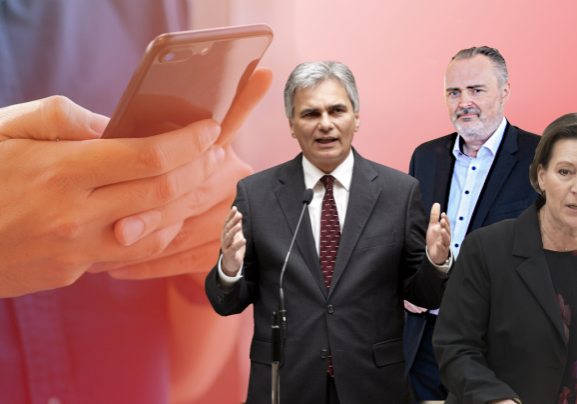 Mitarbeiter von Werner Fayman, Hans-Peter Doskozil und Gabriele Henisch-Hosek (alle SPÖ) intervenierten per sms. Foto: Parlamentsdirektion / Bildagentur Zolles - Robert Zolles / Landesmedienservice Burgenland / iStock Chainarong Prasertthai
