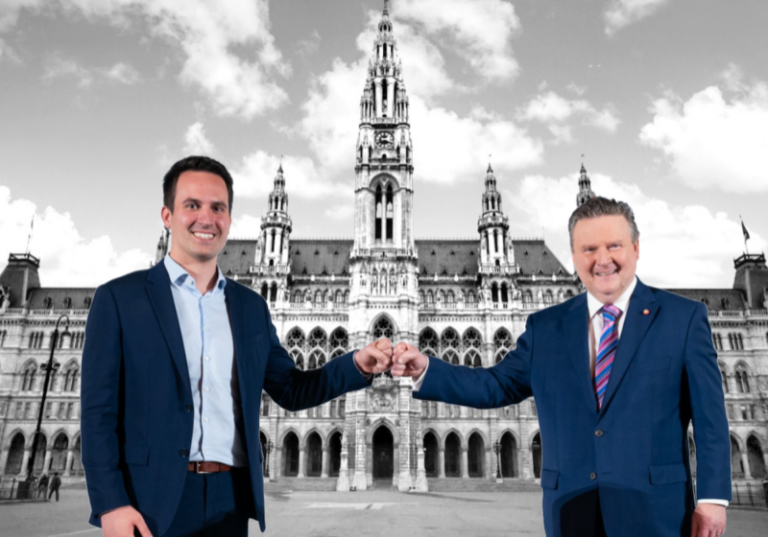 Im Kreuzfeuer der Kritik steht Wiens Stadtführung: Vizebürgermeister Christoph Wiederkehr (mit Bgm. Michael Ludwig) behauptet, die Stadt erhalte zu wenig Geld für Flüchtlinge. Bildungsminister Polaschek verwies auf die überdurchschnittlich hohen Mittel und kritierte – wie andere – Wiederkehrs Flucht aus der Verantwortung. Foto: Montage; wien.gv.at; iStock.com/ Gim42
