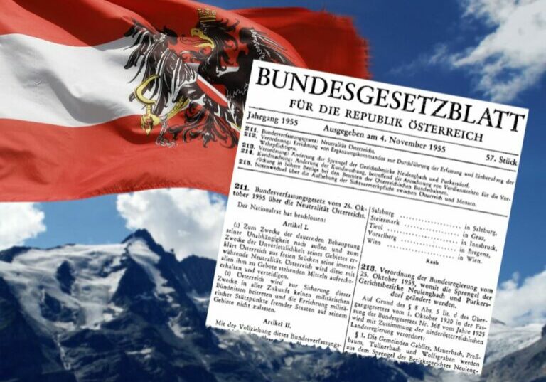 Österreich ist und bleibt neutral. Foto: iStock/narvikk - Bundesverfassungsgesetz vom 26. Oktober 1955 über die Neutralität Österreichs.