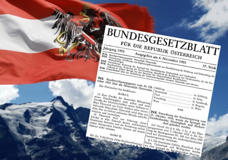 Österreich ist und bleibt neutral. Foto: iStock/narvikk - Bundesverfassungsgesetz vom 26. Oktober 1955 über die Neutralität Österreichs.
