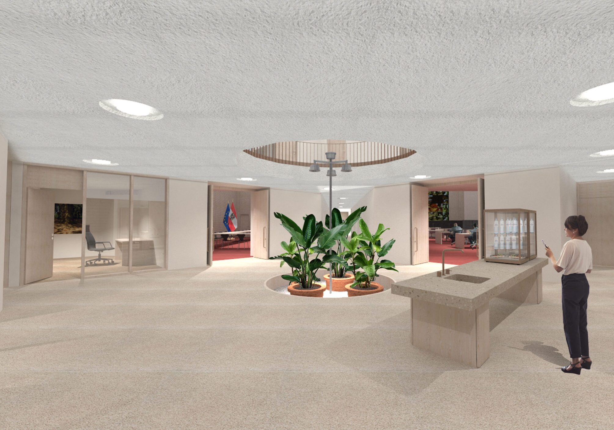 Das neue Lagezentrum soll laut Plänen der Regierung bis zu drei Krisen gleichzeitig managen können. Der Innenausschuss gab bereits grünes Licht. Foto: bmi.gv.at/Wehofer Architekten