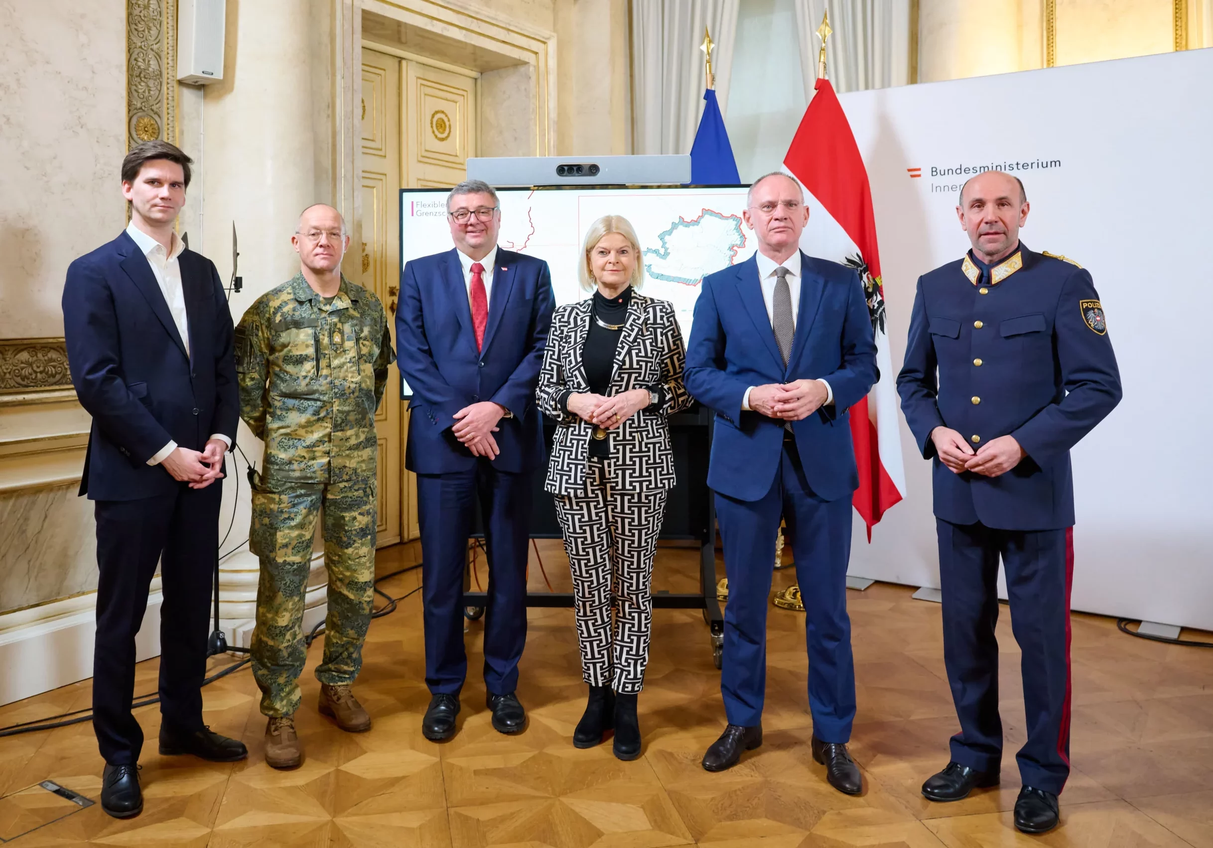 Die Bundesregierung entwickelt den Grenzschutz weiter und verlängert die Kontrollen bis 15. Juni 2026. Am Freitag wurden die Eckpunkte präsentiert. Foto: BMI/Karl Schober