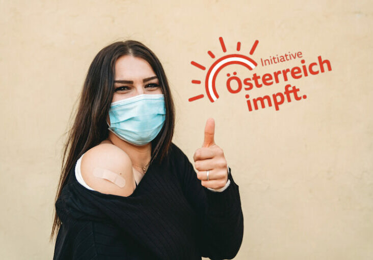 Die Initiative "Österreich impft" bietet Informationen über die Corona-Schutzimpfung. Foto: Logo Österreich impft / iStock FilippoBacci