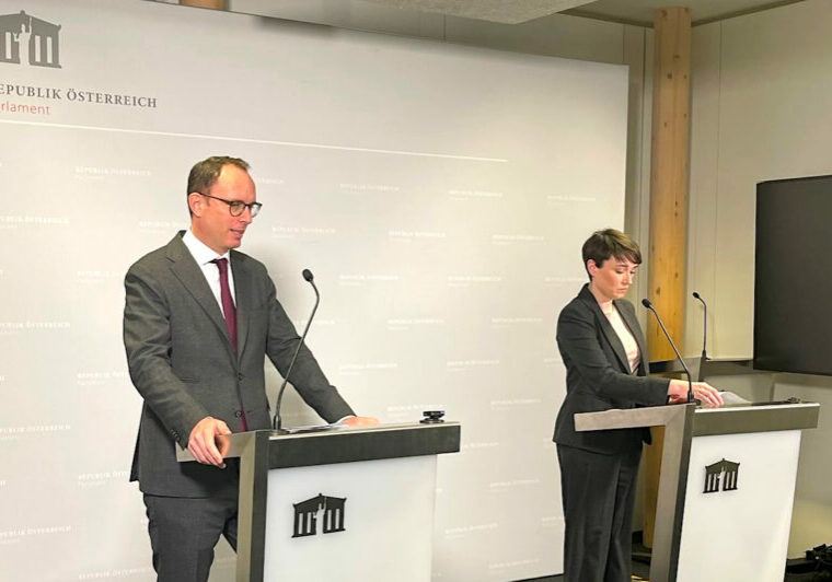 Präsentation des neuen Parteiengesetzes. Foto: Parlamentsklub der ÖVP