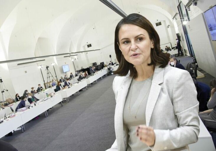 ÖVP-Abg. Corinna Scharzenberger: Justizangehörige bestätigen, dass es keinen Einfluss auf die Justiz gegeben hat. Foto: Parlamentsdirektion / Thomas Topf / Johannes Zinner