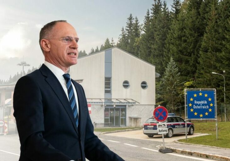 Innenminister Gerhard Karner tritt für eine Verbesserung des EU-Außengrenzschutzes ein. Foto: BKA / Christopher Dunker; iStock / BalkansCat